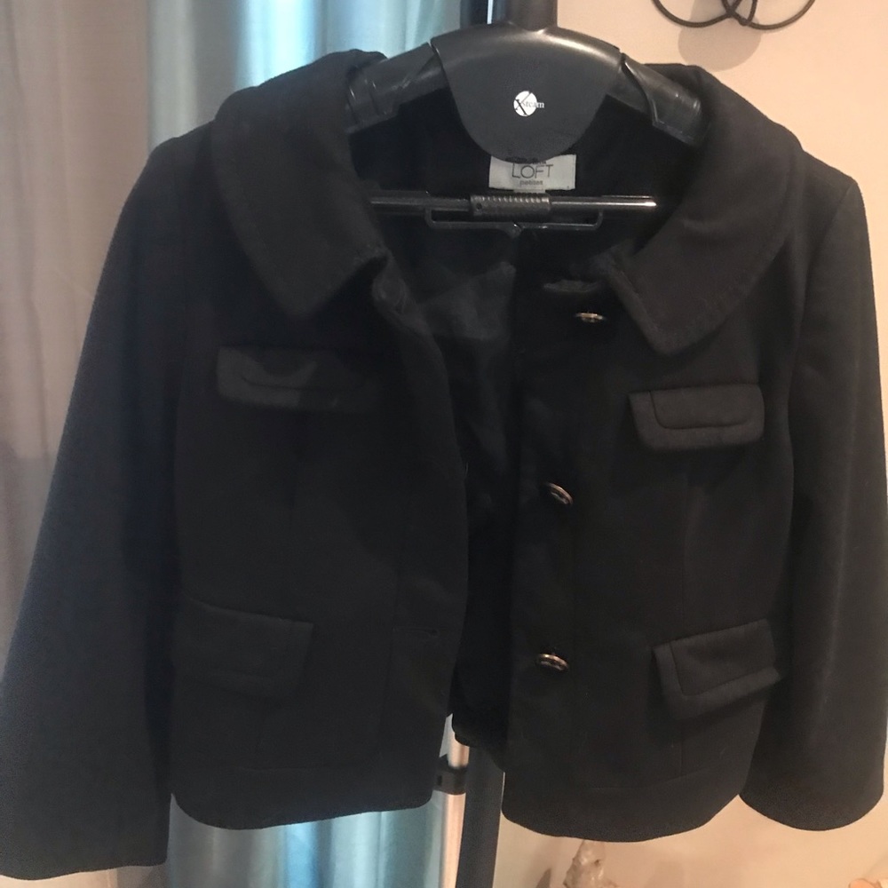 Ann Taylor cropped dress jacket